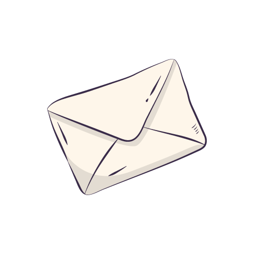 Symbol für personalisierte Grußkarte als zusätzliches Geschenk